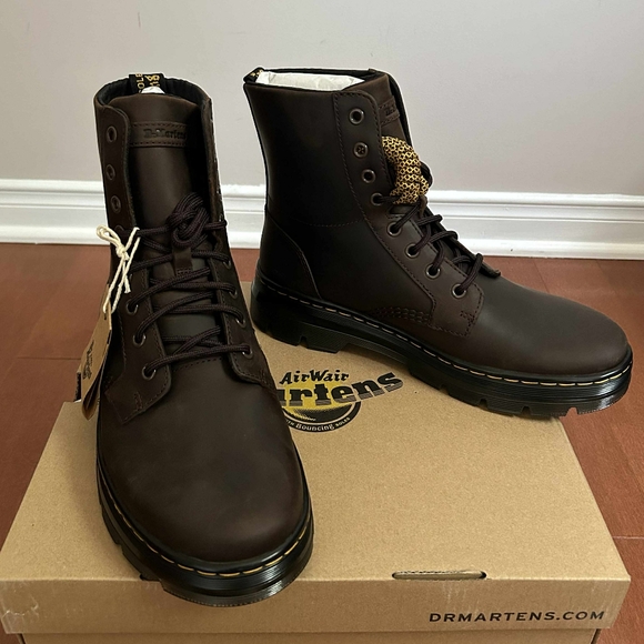 Dr.Martens combs leather boots unisex - dark brown - Picture 3 of 6